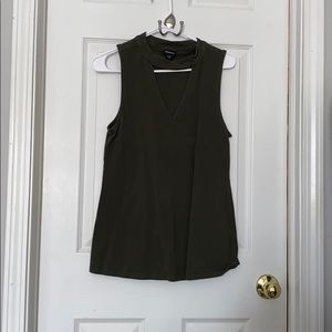 Olive tank top